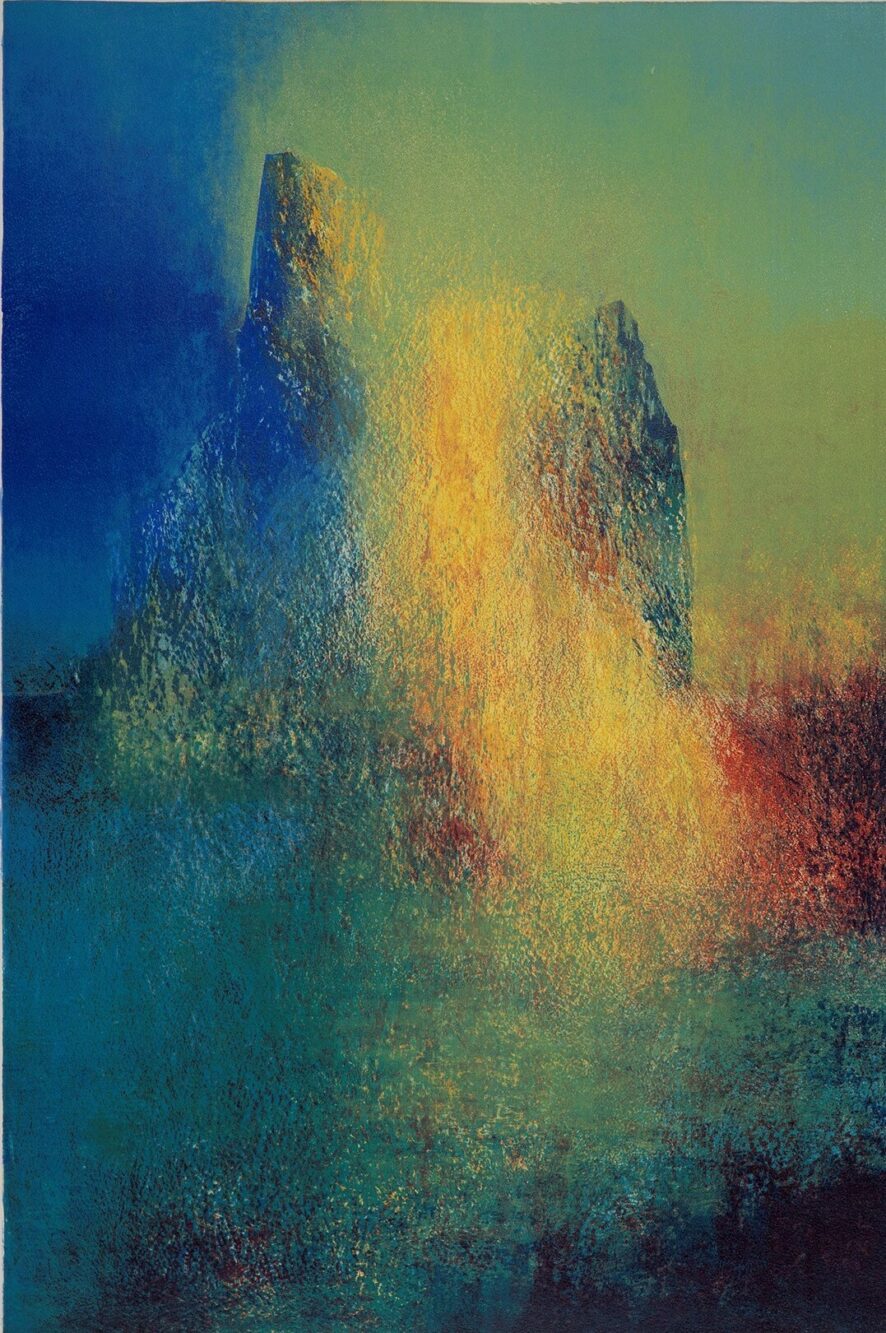 Anne Katrine Thorsby Fjelldronning litografi 54 x 80 opplag 150