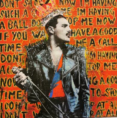 FRU BUGGE DONT STOP ME NOW 50 X 50 CM DGA OPPLAG 50 2900 NOK