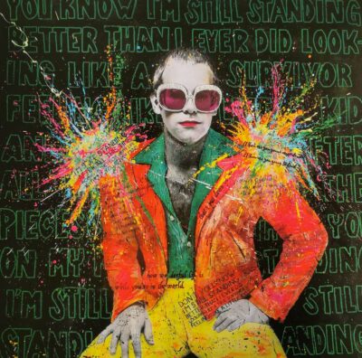 FRU BUGGE IM STILL STANDING 50 X 50 CM DGA OPPLAG 100 2900 NOK