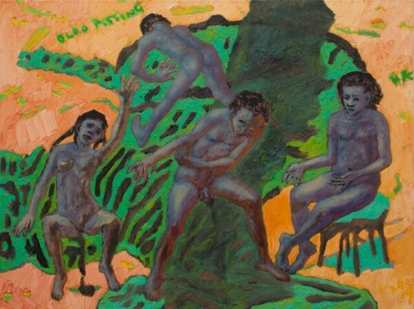 Hans Georg Kohler Skyggen olje pa lerret 60 x 80 cm