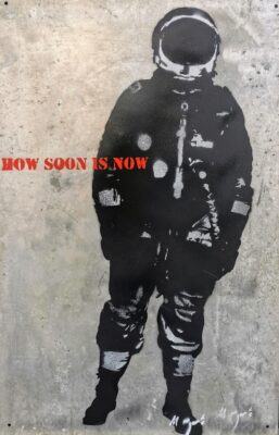 MORTEN HJERTO HOW SOON IS NOW II MIXED MEDIA 78 x 50 CM 9 000 NOK