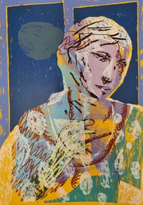 Sverre Bjertnes Skue Silketrykk 50 x 35 cm opplag 100