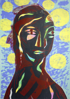 Sverre Bjertnes Portrett Silketrykk 70 x 50 cm Opplag 60