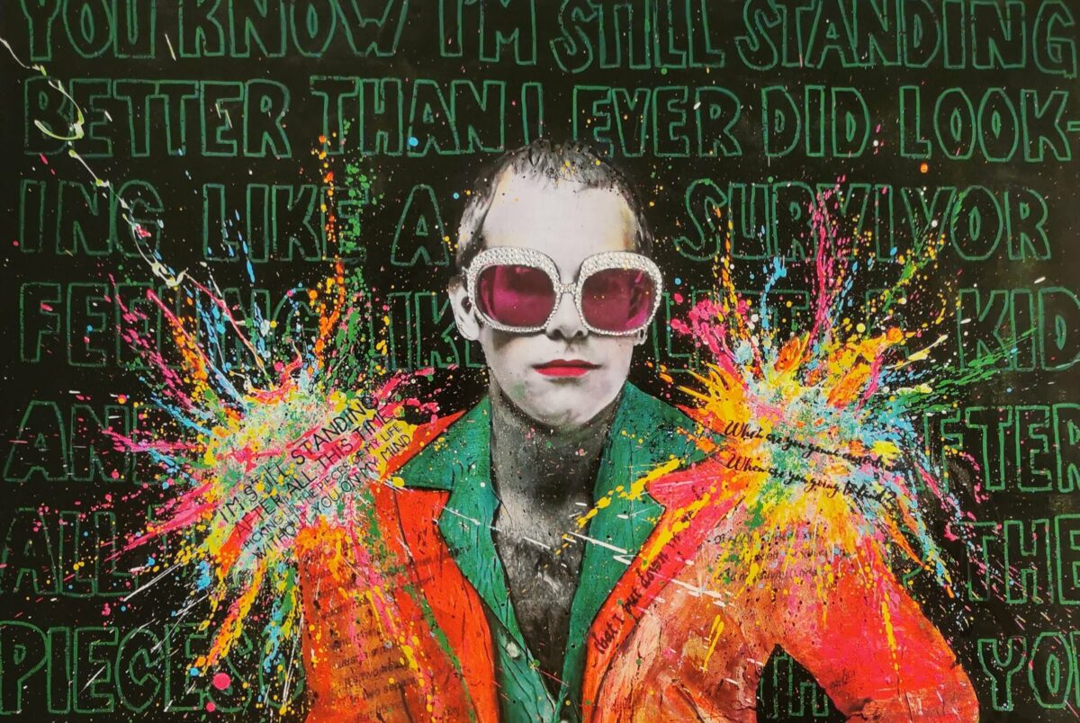 FRU BUGGE IM STILL STANDING 50 X 50 CM DGA OPPLAG 100 2900 NOK