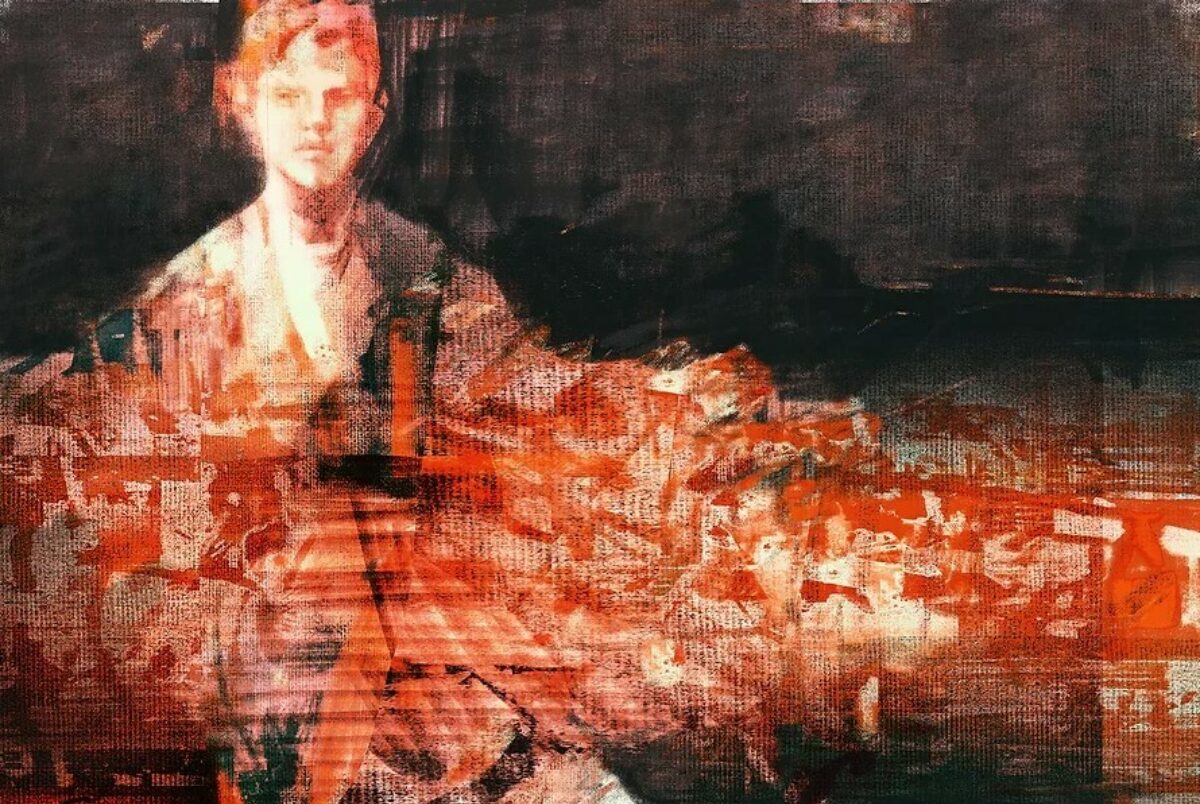 Ragnhild Sovik Urban Red Mixed media 55 x 80 cm Opplag 35 edit