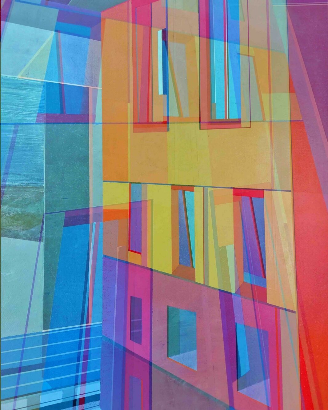 Violet Polsangi Mirro 40 x 32 cm DGA Opplag 50 NOK 2 300