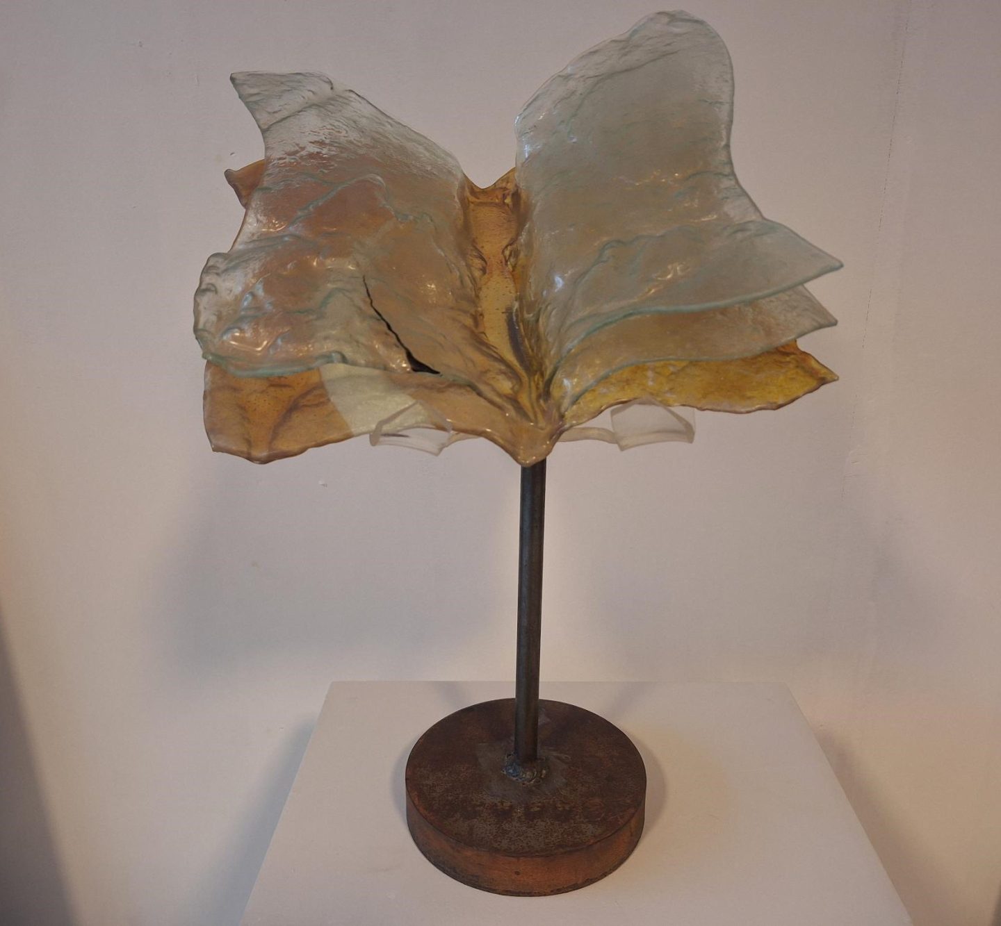 Ine Harrang Gilgamesh Glass og stal 50 x 32 cm