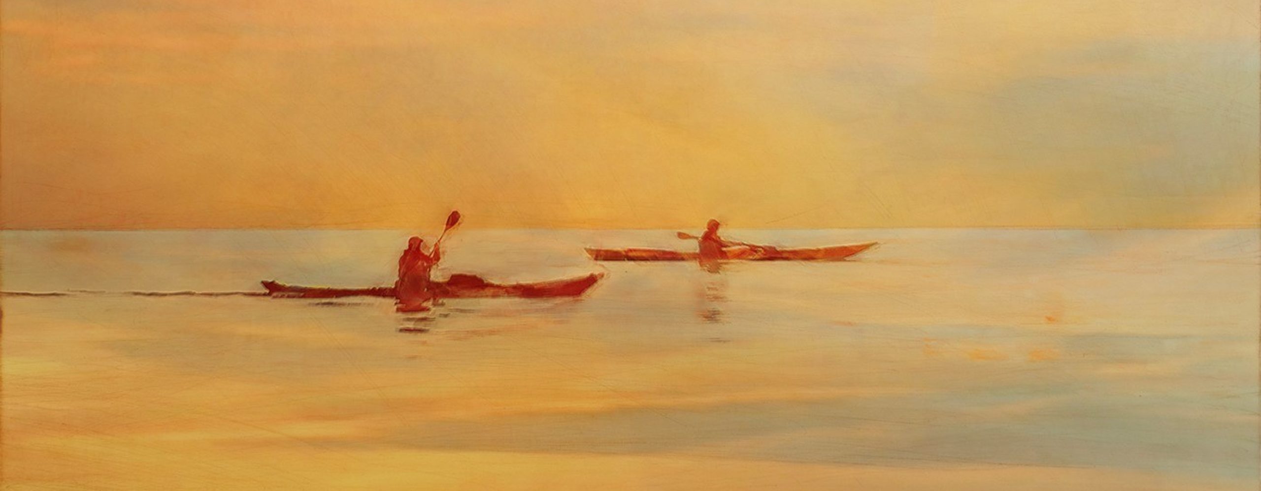 Terje Risberg Padlere i lys Etsning og DGA 30 x 30 cm Opplag 28