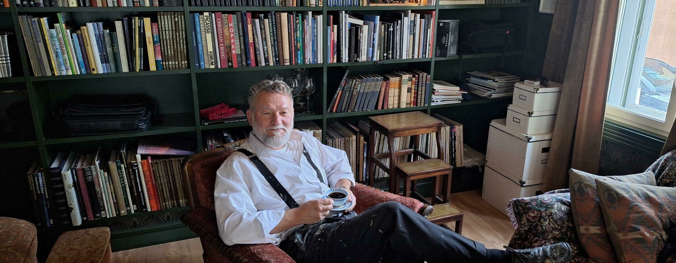 Tor Arne Moen i sitt atelier
